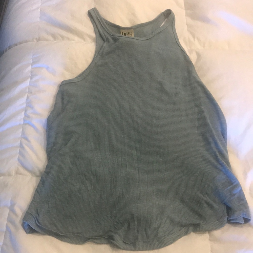 Blue Free People Tank